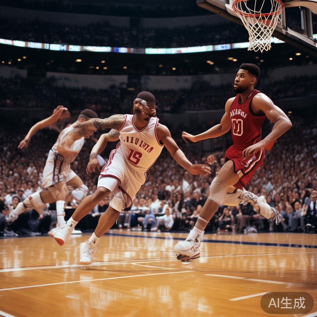 在激烈的比赛中，场上的每一次精彩表演都极具观赏性。